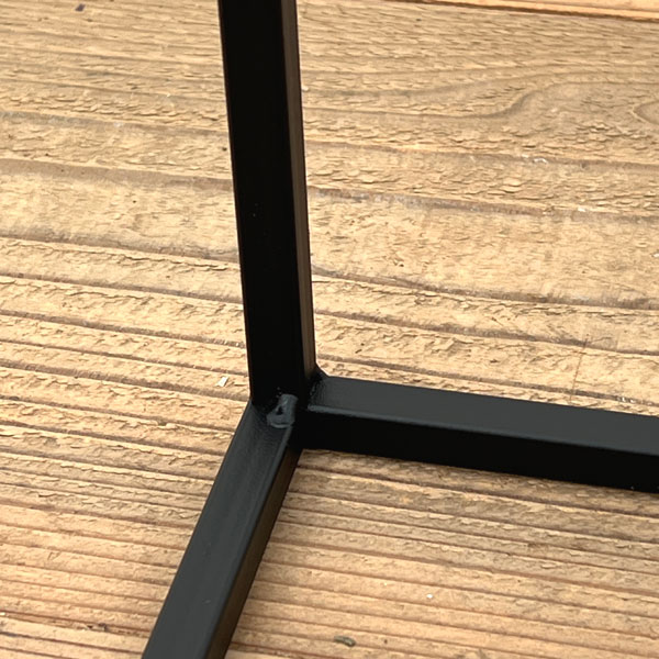 黒角花台ロー　Lサイズ（幅25cm、奥行25cm、高さ40cm）AFBK24-3S