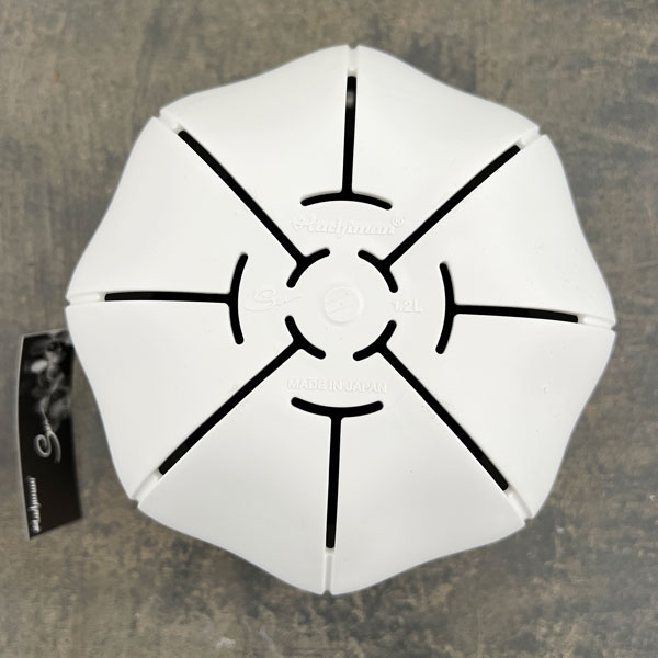 Sen シリーズ：ローリーポット 丸 Sサイズ（直径14.8cm）ホワイト