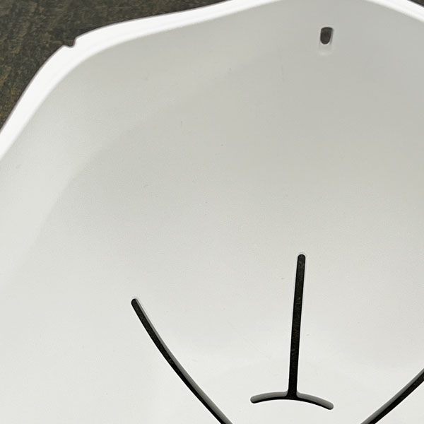 Sen シリーズ：ローリーポット 丸 Sサイズ（直径14.8cm）ホワイト