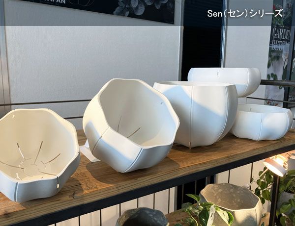 Sen シリーズ：プレート 丸 Sサイズ（直径13.8cm）ホワイト