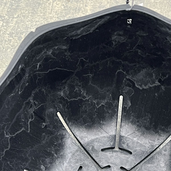 Sen シリーズ：ローリーポット 丸 Sサイズ（直径14.8cm）ブラック