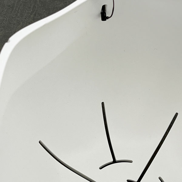 Sen シリーズ：ローリーポット 丸 Mサイズ（直径19.7cm）ホワイト