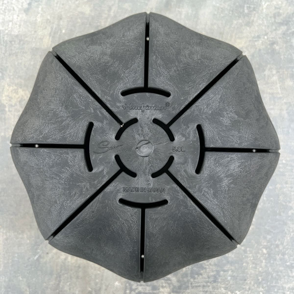 Sen シリーズ：ローリーポット 丸 Lサイズ（直径24.7cm）ブラック