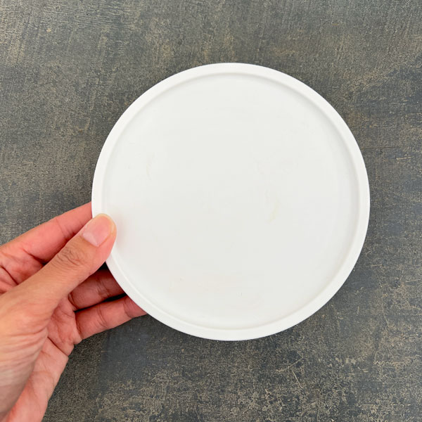 Sen シリーズ：プレート 丸 Sサイズ（直径13.8cm）ホワイト