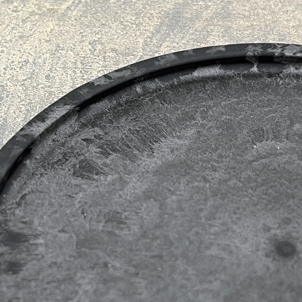 Sen シリーズ：プレート 丸 Sサイズ（直径13.8cm）ブラック