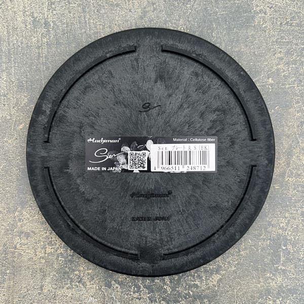 Sen シリーズ：プレート 丸 Sサイズ（直径13.8cm）ブラック