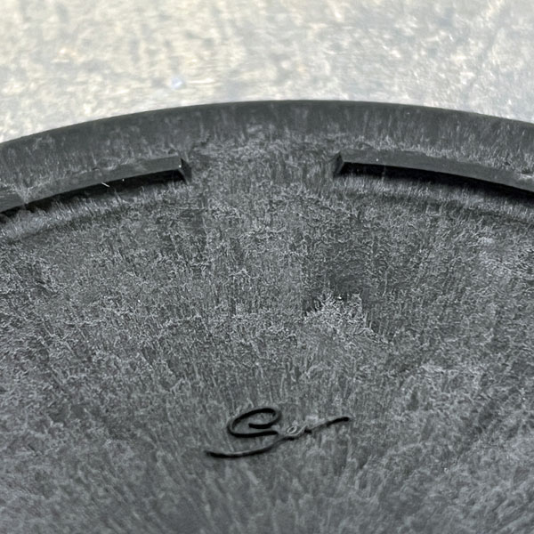 Sen シリーズ：プレート 丸 Sサイズ（直径13.8cm）ブラック