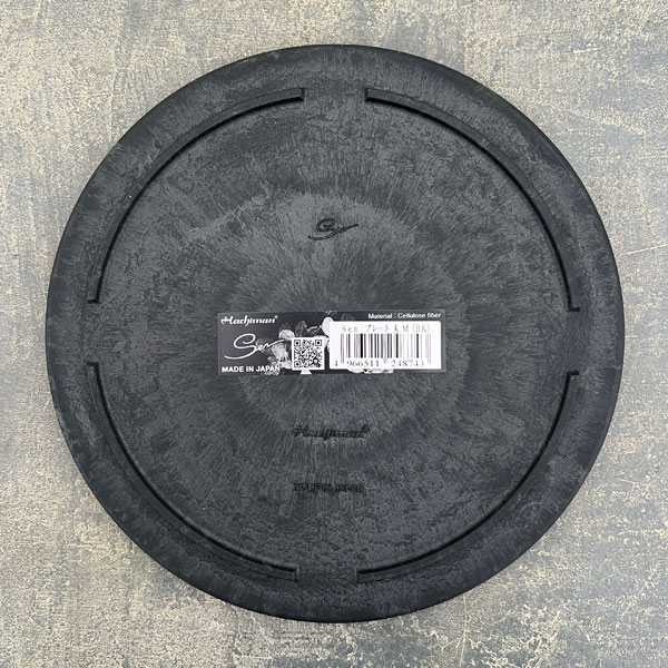 Sen シリーズ：プレート 丸 Mサイズ（直径18.4cm）ブラック