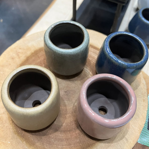 マメポットE 丸形・鉢色おまかせ1鉢(直径約3.5cm)