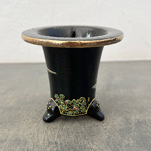 オモト鉢:錦鉢 雉【260119】/外径10.8cm(内径7.5cm)