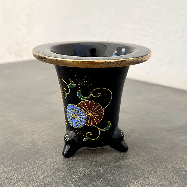 オモト鉢:錦鉢 菊【260120】/外径10.5cm(内径7.5cm)