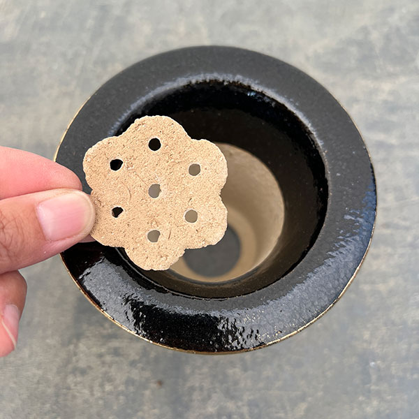 オモト鉢:錦鉢 紅葉【260121】/外径10.8cm(内径7.5cm)