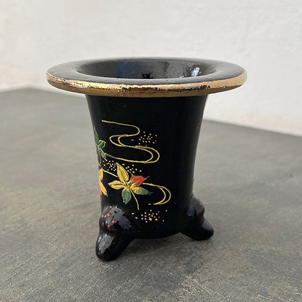 オモト鉢:錦鉢 紅葉【260121】/外径10.8cm(内径7.5cm)