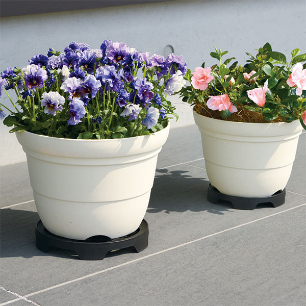 置くだけで通気・排水できるポットスタンド L