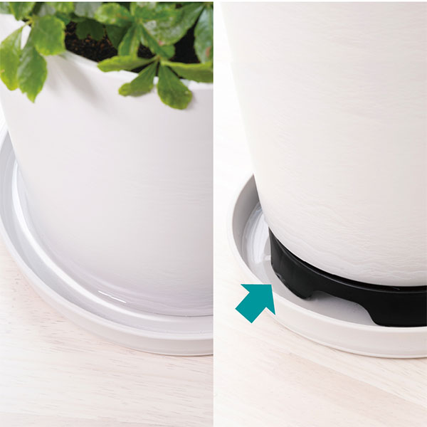 置くだけで通気・排水できるポットスタンド L