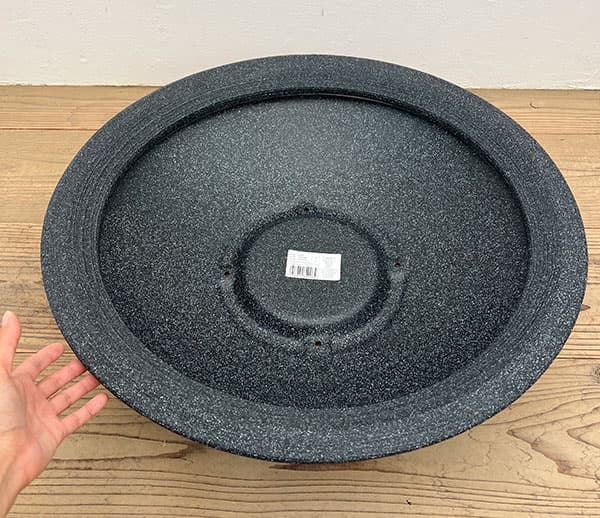 Stewartのヴァレーゼ ローボウル 18L (直径60×高さ15cm) ミルストーングレー