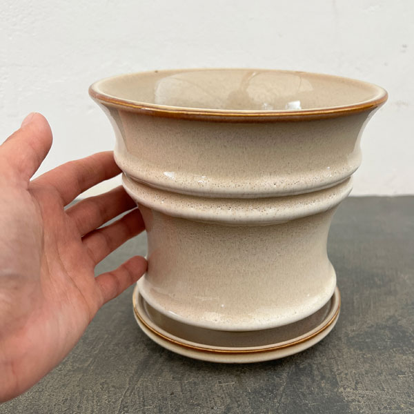 エルダ：白L（直径15.5cm・皿付）