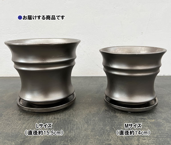 エルダ：メタルL（直径15.5cm・皿付）