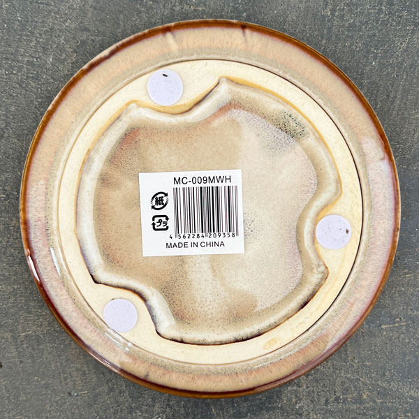 アガタ：白M（直径約13cm・皿付）