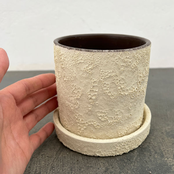 ジュリア：白M（直径10cm）・受け皿付