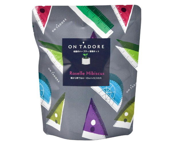 [ギフトに]オンタドール栽培キット：ローゼルハイビスカス