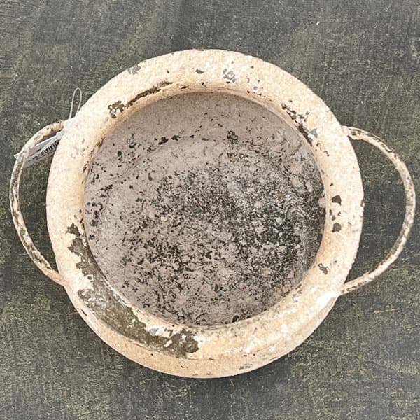 ミルヴァ：マルミット アンティーク（内径7.5cm／底穴なし）