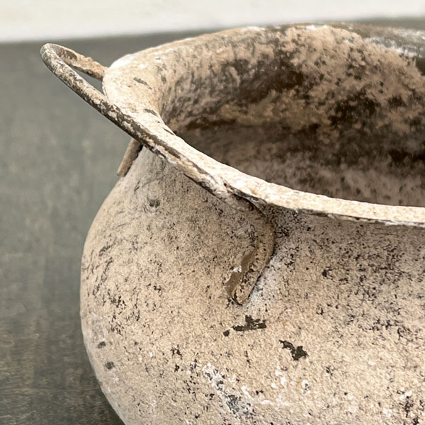 ミルヴァ：マルミット アンティーク（内径7.5cm／底穴なし）