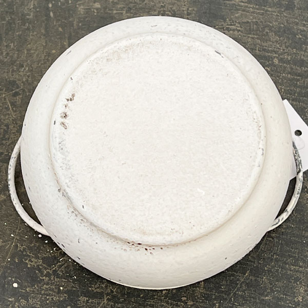 ミルヴァ：マルミット 白（内径7.5cm／底穴なし）