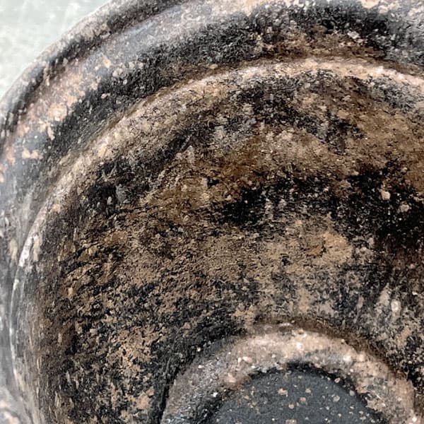 モニカ：カップ 黒（直径15.5cm／底穴なし）