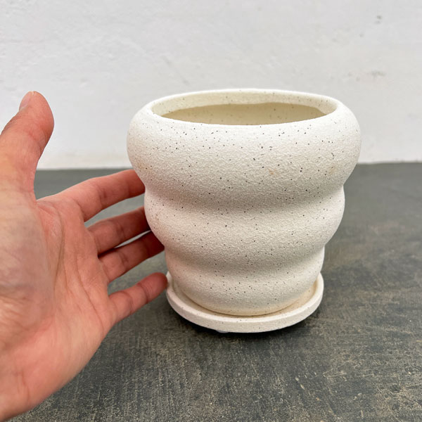 マノン：白M（直径12.5cm）・受け皿付