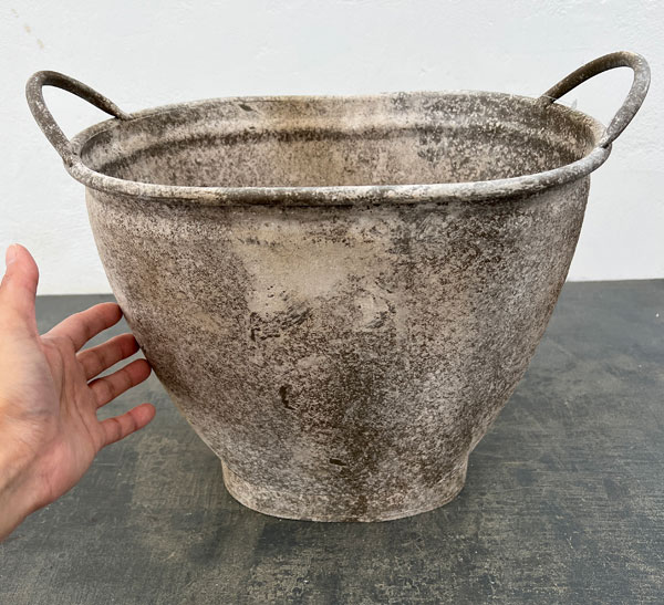 ミルヴァ：オーヴァルバケットL（幅34cm・奥行22cm／底穴なし）