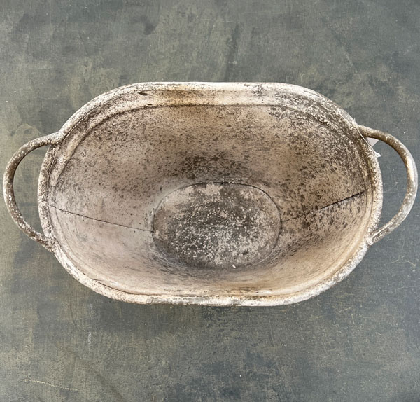 ミルヴァ：オーヴァルバケットL（幅34cm・奥行22cm／底穴なし）