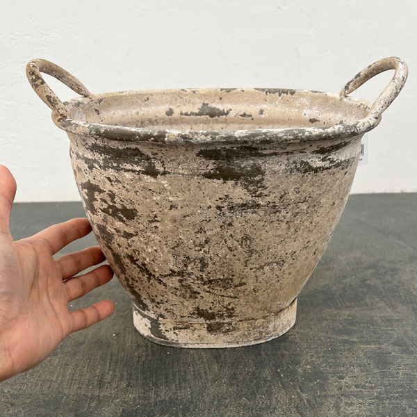 ミルヴァ：オーヴァルバケットS（幅26cm・奥行16cm／底穴なし）