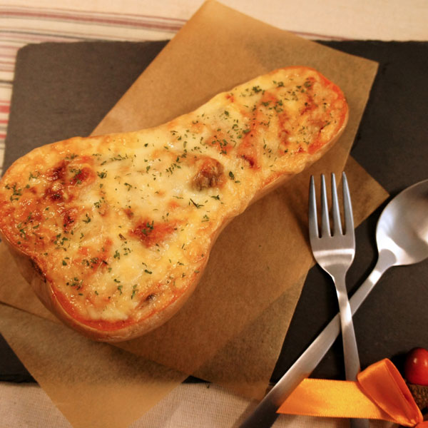 [送料無料][26年4月下旬予約]カボチャ：バターナッツ 自根苗3.5号ポット 24株セット