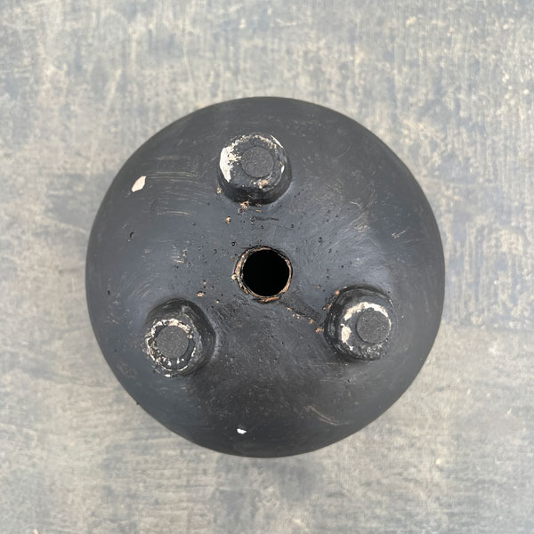 アフリカンポット07　ブラック（CP2637BK）/直径15cm