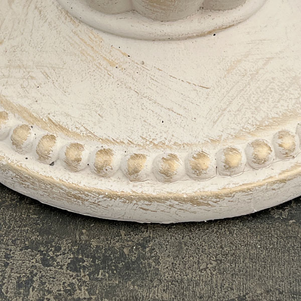 セリーヌフラワースタンド ラウンドL  ホワイト（CQ032WH）高さ17cm