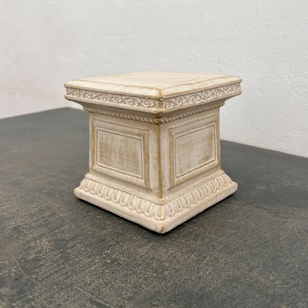 セリーヌフラワースタンド スクエアS  ホワイト（CQ033WH）高さ12cm