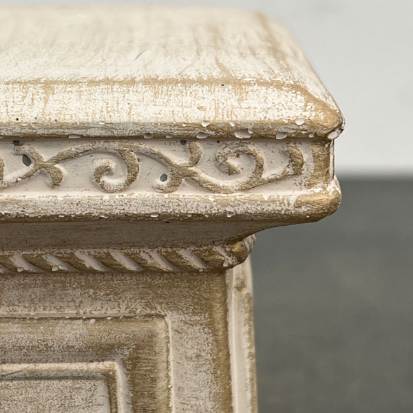 セリーヌフラワースタンド スクエアS  ホワイト（CQ033WH）高さ12cm