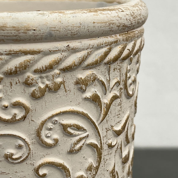 カノンフラワー：トール 3 ホワイトゴールド（CQ2605WG）高さ18cm