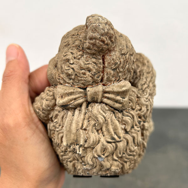 ヴィンテージベアーポットF ブラウン（GR2613BR）幅15cm高さ10.5cm