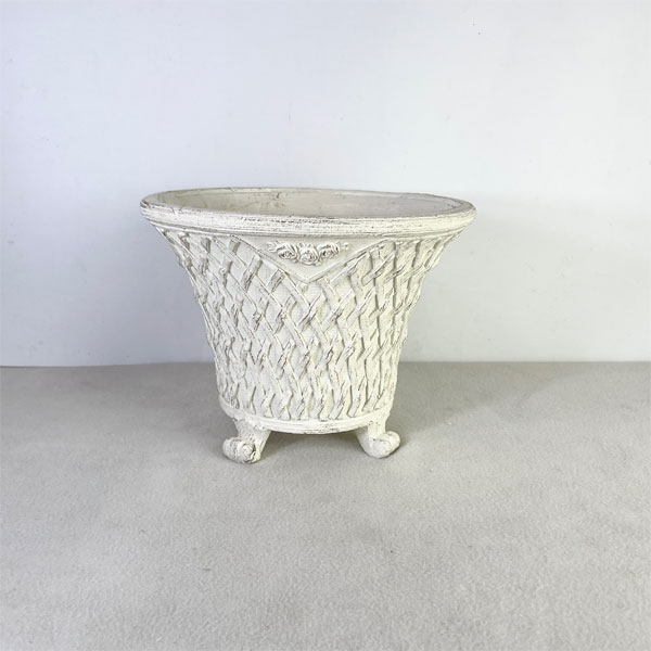 マイエイサークルSホワイト（GF7163）直径23cm、高さ17.5cm（内径21cm）