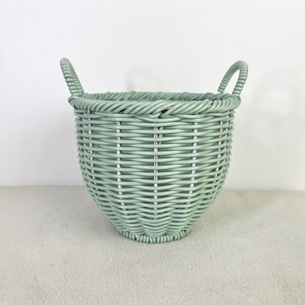 ガンセトハンドルサークルMグリーン（KM768）直径19.7cm、高さ17cm（内径18cm）