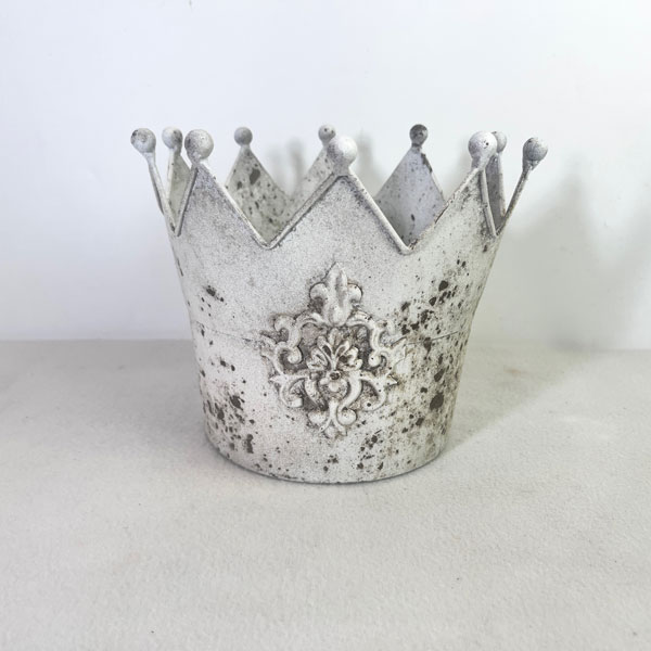 クローヌポットMホワイト(UF622)直径22cm、高さ12cm(内径19cm)