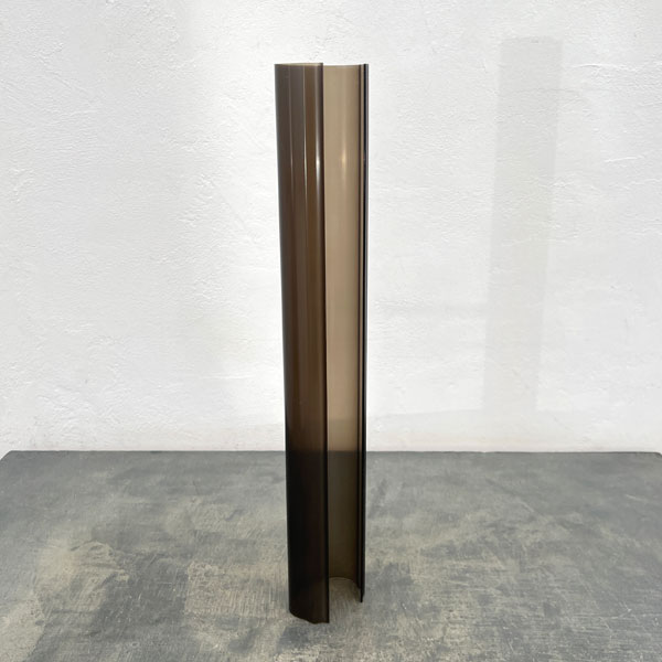 ねこの登り棒：ねこ型登り棒（クリアブラック） L50ｃｍ（外寸：幅約8ｃｍ x 長さ50ｃｍ）