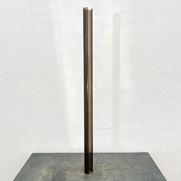 ねこの登り棒：ねこ型登り棒（クリアブラック） M100ｃｍ（外寸：幅約5.5ｃｍ x 長さ100ｃｍ）