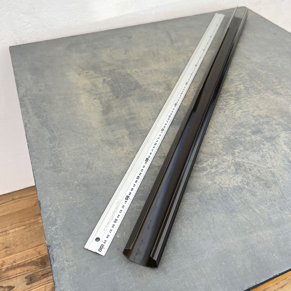 ねこの登り棒：ねこ型登り棒（クリアブラック） M100ｃｍ（外寸：幅約5.5ｃｍ x 長さ100ｃｍ）