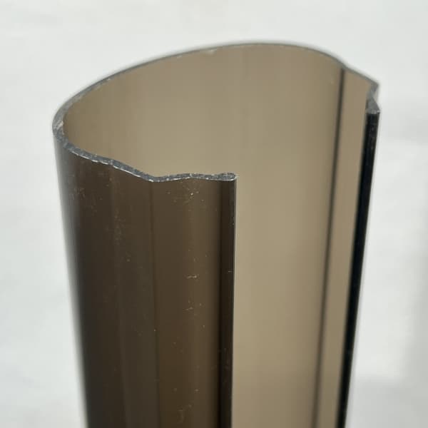 ねこの登り棒：ねこ型登り棒（クリアブラック） M30ｃｍ（外寸：幅約5.5cm x 長さ30cm）