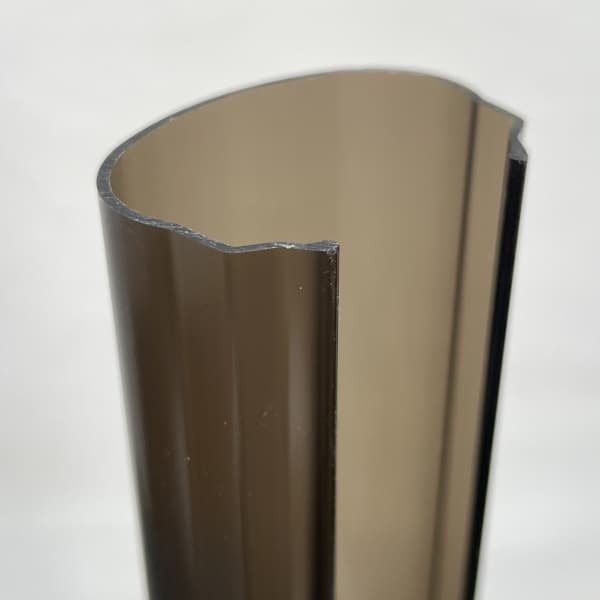 ねこの登り棒：ねこ型登り棒（クリアブラック） M50ｃｍ（外寸：幅約5.5cm x 長さ50cm）