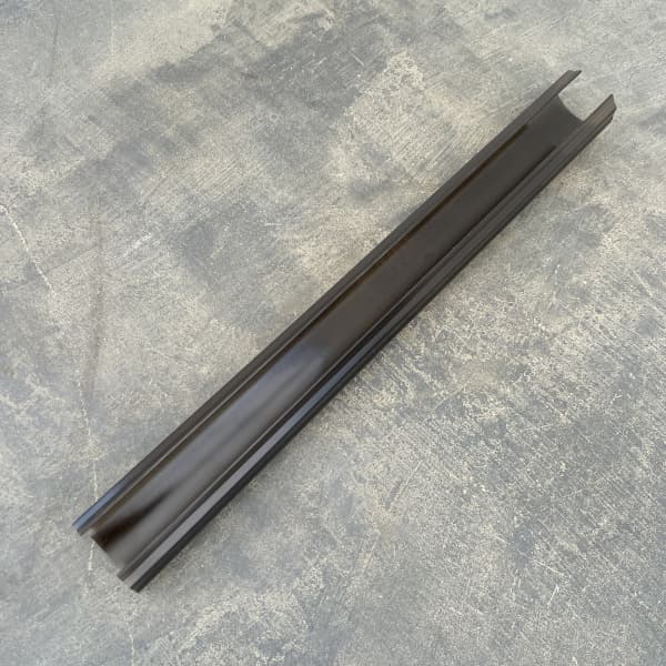 ねこの登り棒：ねこ型登り棒（クリアブラック） M50ｃｍ（外寸：幅約5.5cm x 長さ50cm）