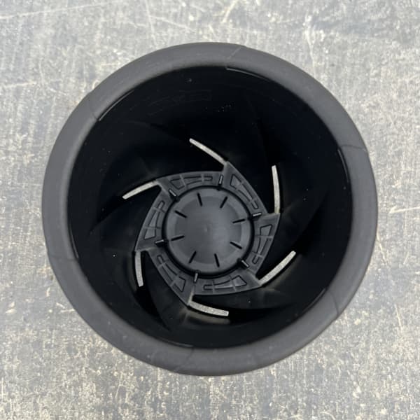 根はりポット 9型（直径9.0cm、高さ8.5cm、容量0.25L）ブラック 10個セット